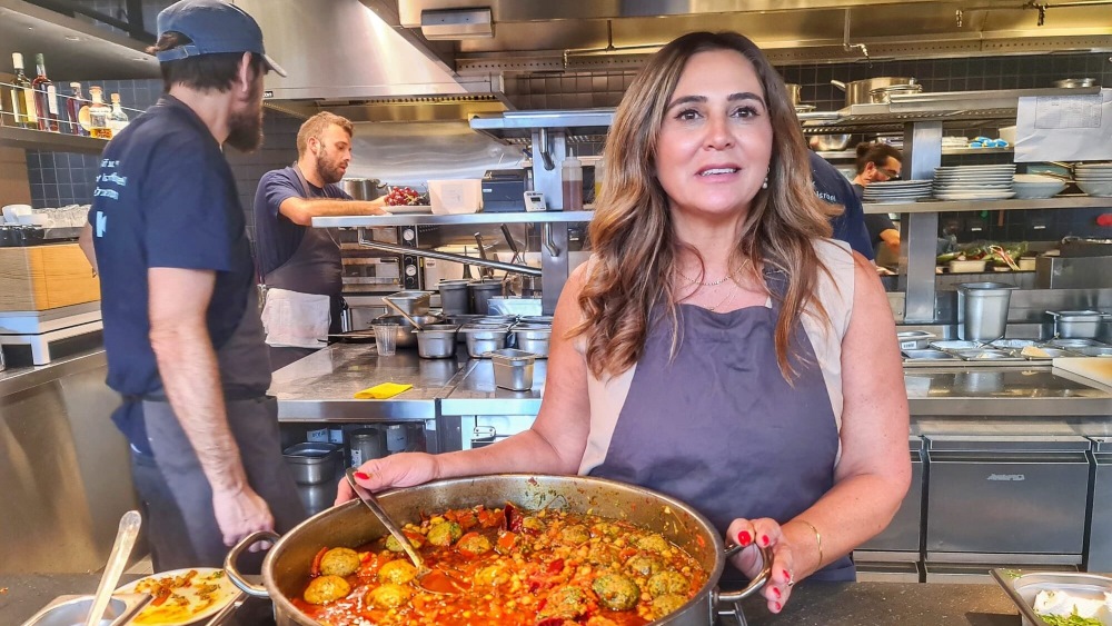 Sharona Dahan cooks at Asif in Tel Aviv