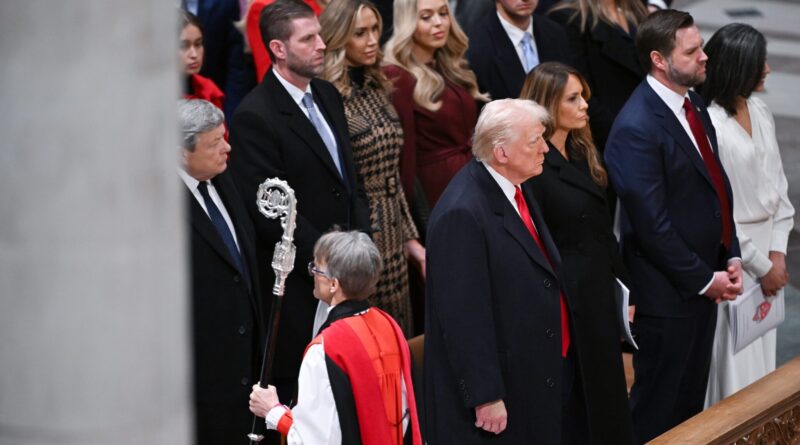 Bishop Mariann Edgar Budde, President Donald Trump