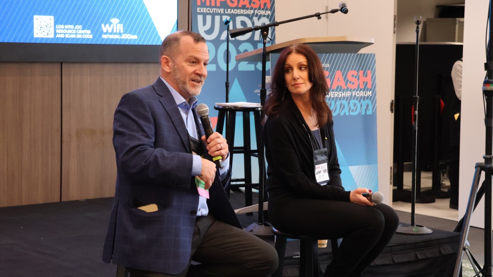 Barak Hermann and Jennifer Mamlet