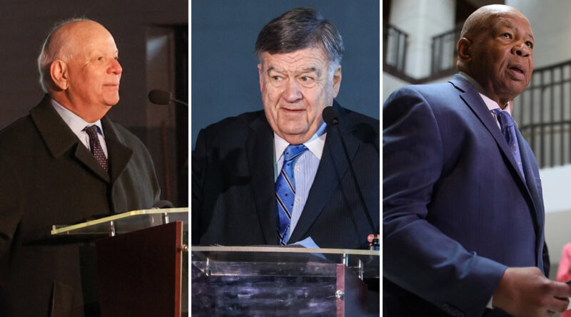 Sen. Ben Cardin, Rep. Dutch Ruppersberger and the late Rep. Elijah Cummings
