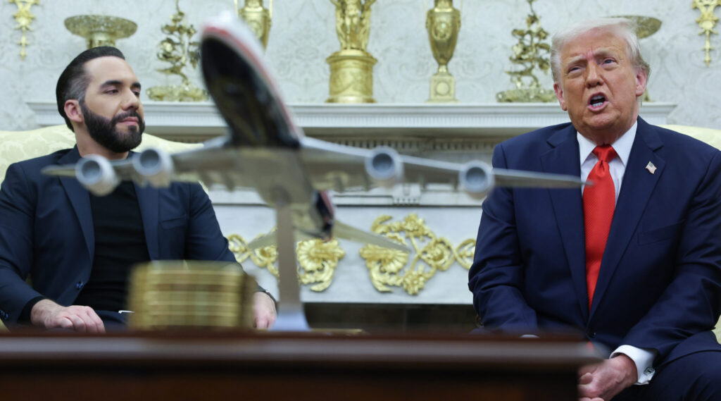 Nayib Bukele and Donald Trump