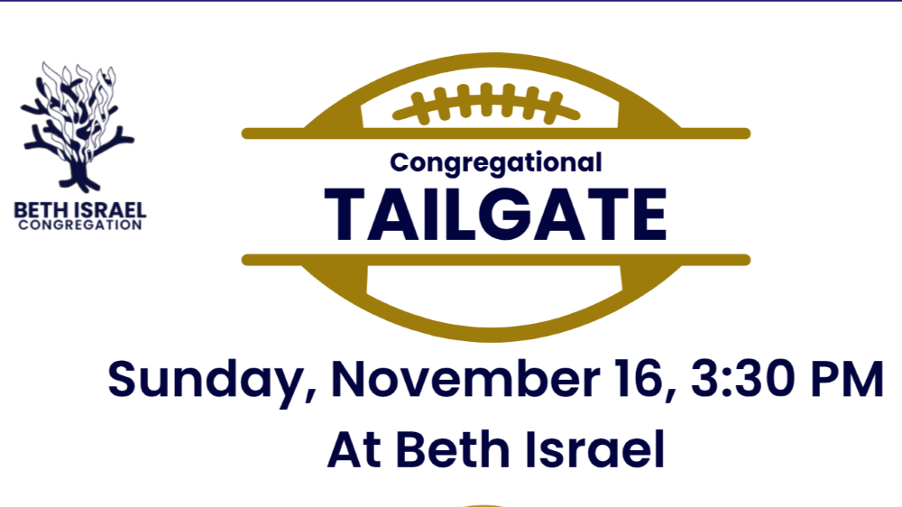 Beth Israel Congregational Tailgate