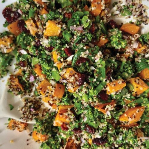 Roasted Butternut Squash, Broccolini & Quinoa Salad