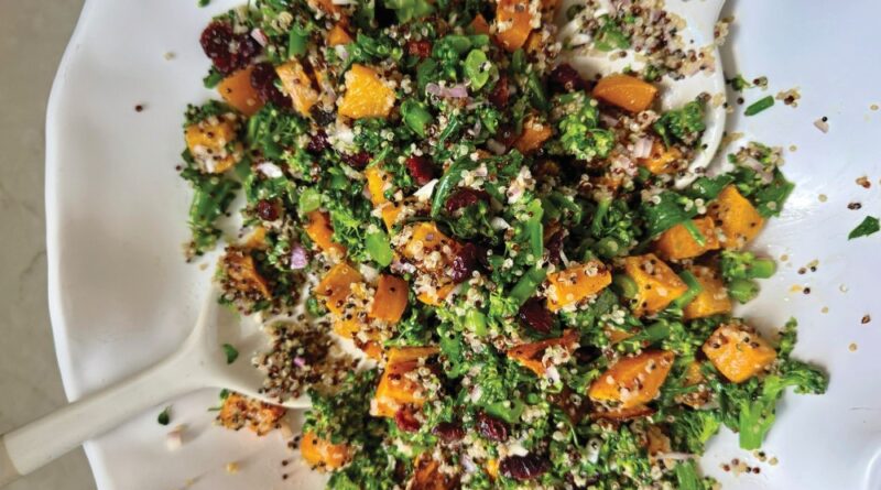 Roasted Butternut Squash, Broccolini & Quinoa Salad