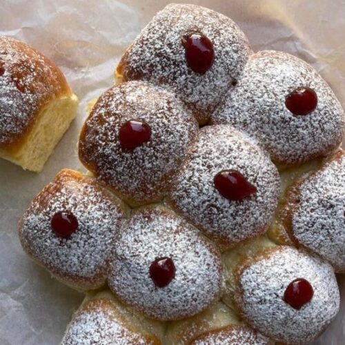 Pull-Apart Sufganiyot Cake