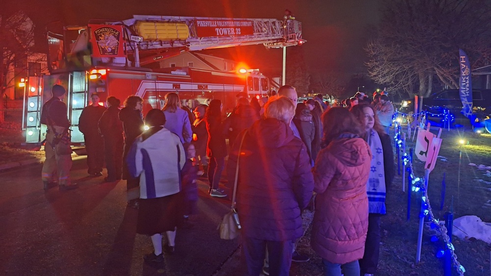 The Pikesville Volunteer Fire Company was honored last week at the Chanukah House of Pikesville.