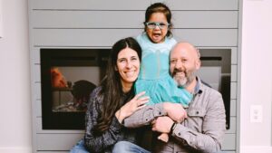 Sarah and Josh Wilen and Maia