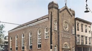Beth Israel Synagogue in Mahanoy City, Pennsylvania in the 1950s