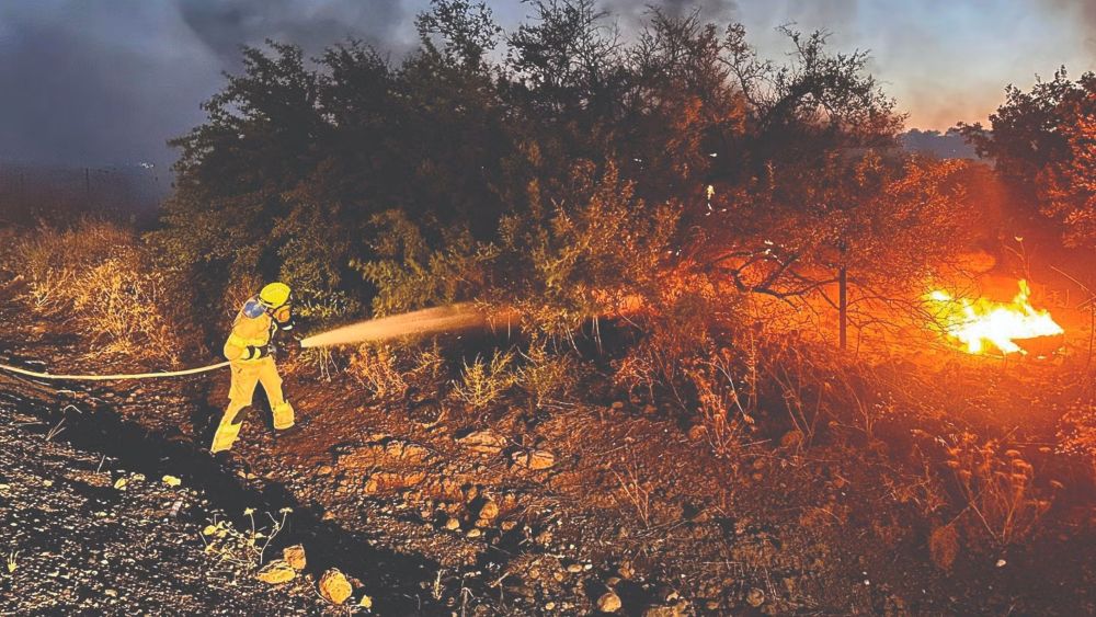 Israeli firefighter