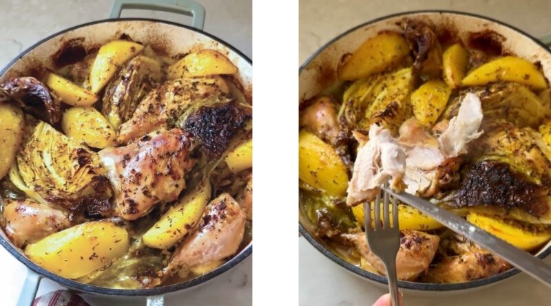 Chicken and Cabbage Roast
