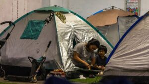 a bomb shelter in Tel Aviv