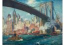 eon Kroll's 1911 painting of the Brooklyn Bridge