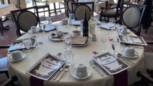 Broadmead Passover table