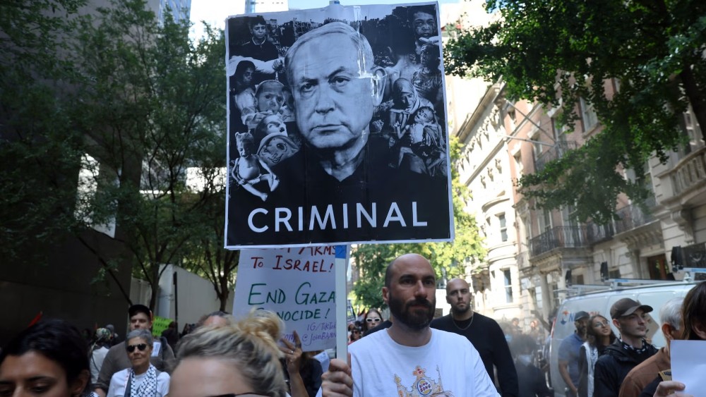 Pro-Palestinian protesters
