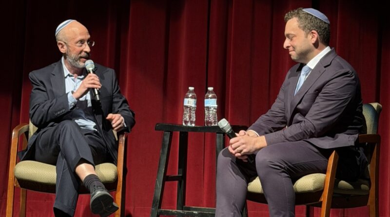 Elisha Wiesel and Rabbi Chai Posner