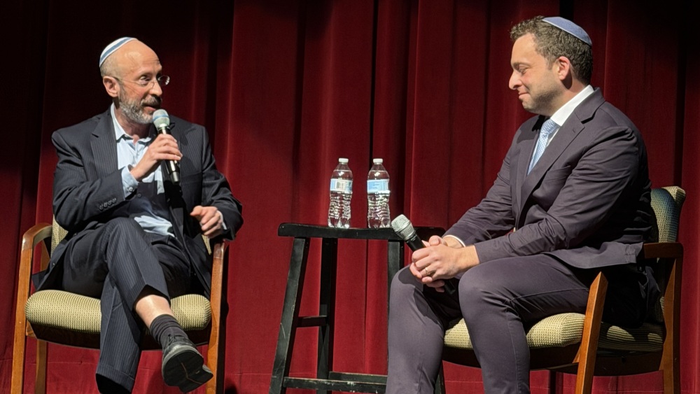 Elisha Wiesel and Rabbi Chai Posner