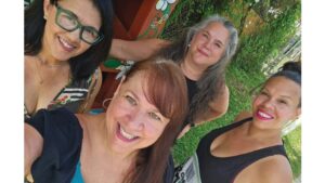 Lila Perilloux, Julie Kichline, Marci Yankelov and Elizabeth Miller