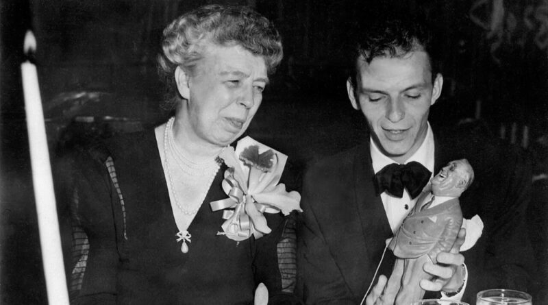 Eleanor Roosevelt and Frank Sinatra