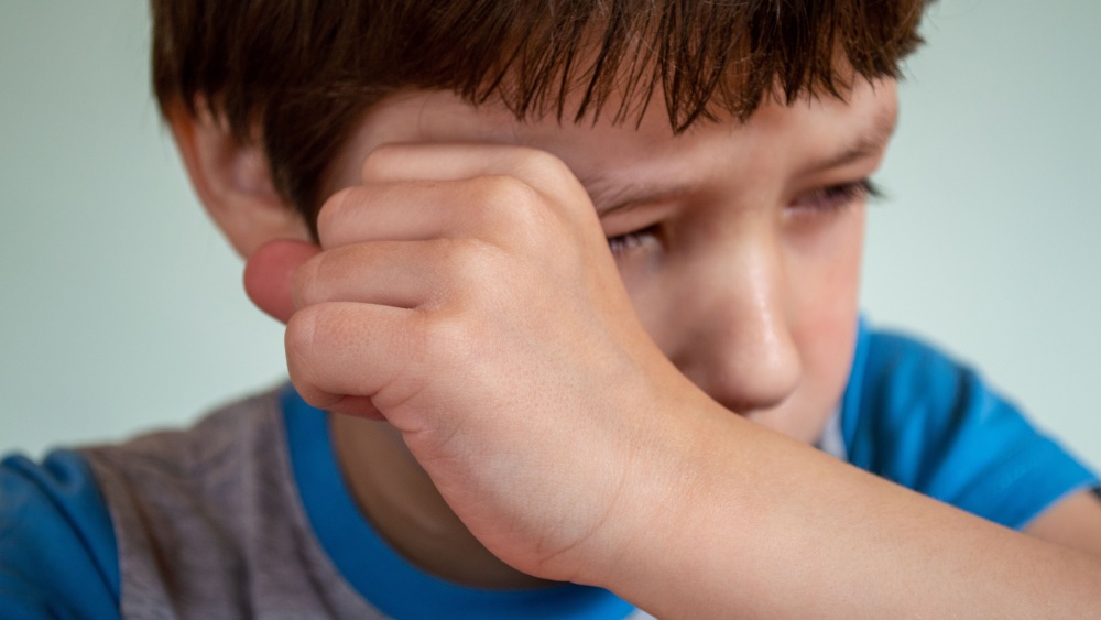 boy crying